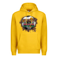 Lemon soccer mom with serape and leopard Premium Hoodie - Artiststas