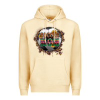 Pina Colada soccer mom with serape and leopard Premium Hoodie - Artiststas
