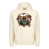 Tofu soccer mom with serape and leopard Premium Hoodie - Artiststas