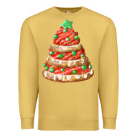 Antique Gold red christmas cookie cake fa element Premium Sweatshirt - FaDigitalArtStudio
