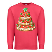 Cardinal red christmas cookie cake fa element Premium Sweatshirt - FaDigitalArtStudio