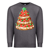Charcoal Heather red christmas cookie cake fa element Premium Sweatshirt - FaDigitalArtStudio