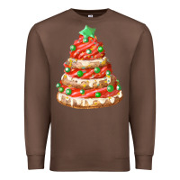 Chestnut red christmas cookie cake fa element Premium Sweatshirt - FaDigitalArtStudio