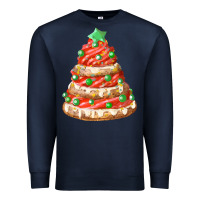 Navy red christmas cookie cake fa element Premium Sweatshirt - FaDigitalArtStudio
