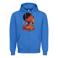 True Royal She who kneels before god can stand before anyone Zipper Hoodie - RanaPortraitStore