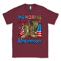 Burgundy memorial day honor remember Classic Tee - RanaPortraitStore