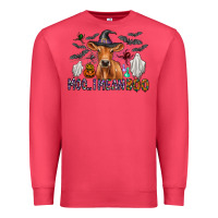 Cardinal Moo I Mean Boo Premium Sweatshirt - CowhideDigitalArt