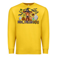 Lemon Moo I Mean Boo Premium Sweatshirt - CowhideDigitalArt