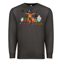 Smoke Moo I Mean Boo Premium Sweatshirt - CowhideDigitalArt