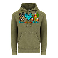 Vintage Olive peace love whiskey Vintage Hoodie - AdoDesignShop