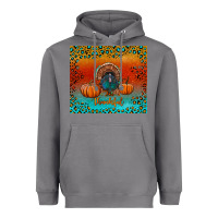 Storm thankful with turkey and pumpkins Heavyweight Hoodie - RanaPortraitStore