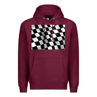 Burgundy race flag 3200x2400 Premium Hoodie - AdoDesignShop