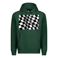 Sports Green race flag 3200x2400 Premium Hoodie - AdoDesignShop