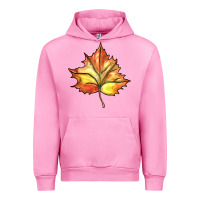 Fuchsia Pink withered leaf Urban Hoodie - BarkalooDesign