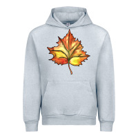 Heather Grey withered leaf Urban Hoodie - BarkalooDesign