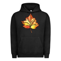 Pigment Black withered leaf Urban Hoodie - BarkalooDesign