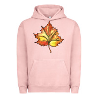 Pigment Salmon withered leaf Urban Hoodie - BarkalooDesign