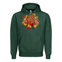 Sports Green Softball afro girl sneakers Zipper Hoodie - RanaPortraitStore