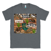 Charcoal Heather western rodeo Classic Tee - RanaPortraitStore