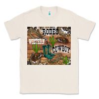 Natural western rodeo Classic Tee - RanaPortraitStore