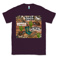 Plum western rodeo Classic Tee - RanaPortraitStore