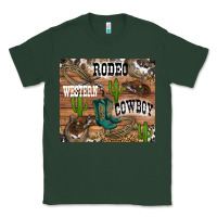 Sports Green western rodeo Classic Tee - RanaPortraitStore