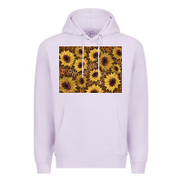 Lilac sunflower leopard background 3200x2400 Premium Hoodie - AdoDesignShop