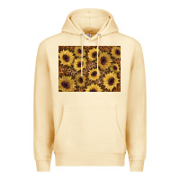 Pina Colada sunflower leopard background 3200x2400 Premium Hoodie - AdoDesignShop