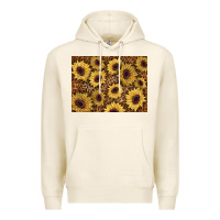Tofu sunflower leopard background 3200x2400 Premium Hoodie - AdoDesignShop
