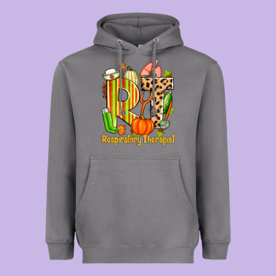 Fall Rt Respiratory Therapist Heavyweight Hoodie Designed By Zillion Design Studio