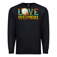 Black love volleyball Premium Sweatshirt - HRA Design Shop