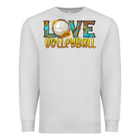 Dove Grey love volleyball Premium Sweatshirt - HRA Design Shop