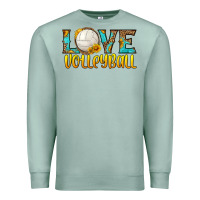 Seafoam love volleyball Premium Sweatshirt - HRA Design Shop