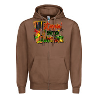 Chestnut Steppin' into Juneteenth black fashion girl Zipper Hoodie - RanaPortraitStore