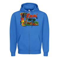 True Royal Steppin' into Juneteenth black fashion girl Zipper Hoodie - RanaPortraitStore