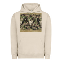 Pigment French Oak camouflage bull skull Urban Hoodie - Jasminsmagicworld