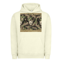 Pigment Pistachio camouflage bull skull Urban Hoodie - Jasminsmagicworld