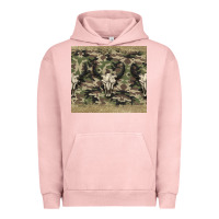 Pigment Salmon camouflage bull skull Urban Hoodie - Jasminsmagicworld