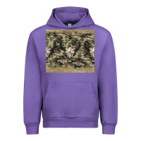 Tulip camouflage bull skull Urban Hoodie - Jasminsmagicworld