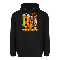 Black fall rn registered nurse Heavyweight Hoodie - Zillion Design Studio
