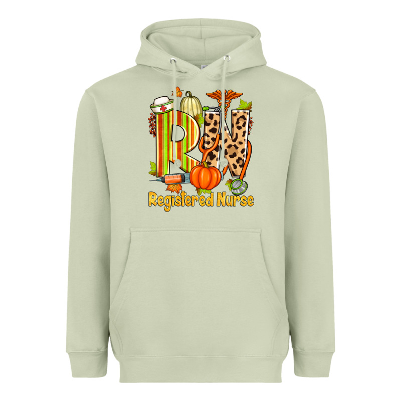 Fall Rn Registered Nurse Heavyweight Hoodie by Zillion Design Studio | Teevron