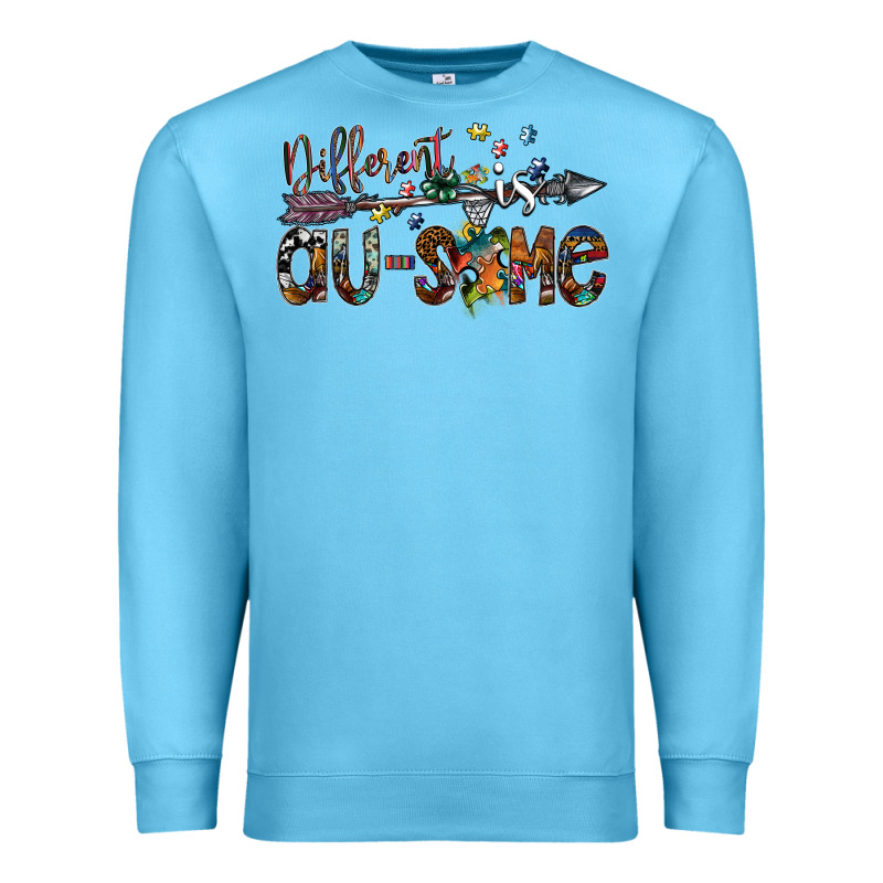 Different Is Au Some Png Premium Sweatshirt by SublimationCraftShop | Teevron