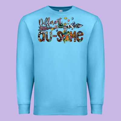 Different Is Au Some Png Premium Sweatshirt Designed By Sublimationcraftshop