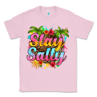 Bubblegum Pink stay salty Classic Tee - RanaPortraitStore