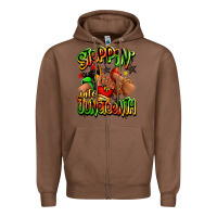 Chestnut Steppin' into Juneteenth sneaker and heel afro wom Zipper Hoodie - RanaPortraitStore