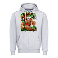 Heather Grey Steppin' into Juneteenth sneaker and heel afro wom Zipper Hoodie - RanaPortraitStore