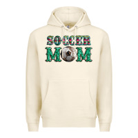 Tofu soccer mom with leopard ball and serape leopard Premium Hoodie - Artiststas