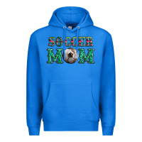 True Royal soccer mom with leopard ball and serape leopard Premium Hoodie - Artiststas