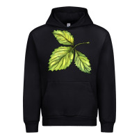 Black green leaf Urban Hoodie - BarkalooDesign