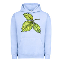 Pigment Grape Ice green leaf Urban Hoodie - BarkalooDesign